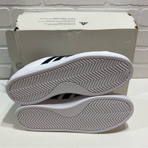 Adidas - Grand Court 2.0 Tennis Shoes - GW9195 - White/Black - Size 10 - Picture 7 of 10